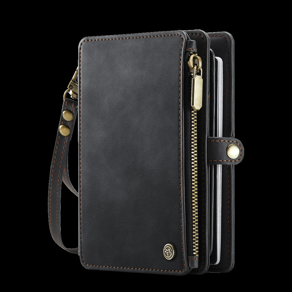 Portable passport holder protective cover boarding pass storage bag card bag wallet integrated large capacity anti theft brush for men and women image 5