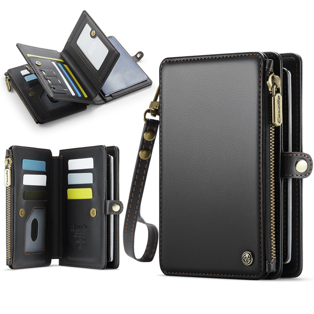 Portable passport holder protective cover boarding pass storage bag card bag wallet integrated large capacity anti theft brush for men and women image 18