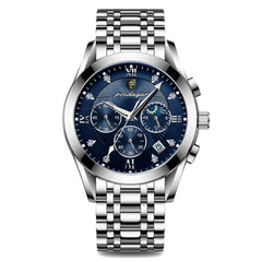 New Swiss men s fully automatic mechanical watch for male students Korean version fashion trend waterproof luminous calendar watch