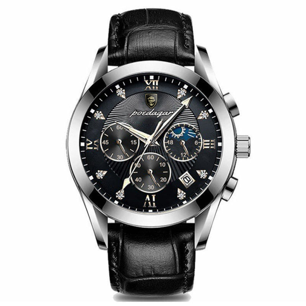New Swiss men s fully automatic mechanical watch for male students Korean version fashion trend waterproof luminous calendar watch image 18