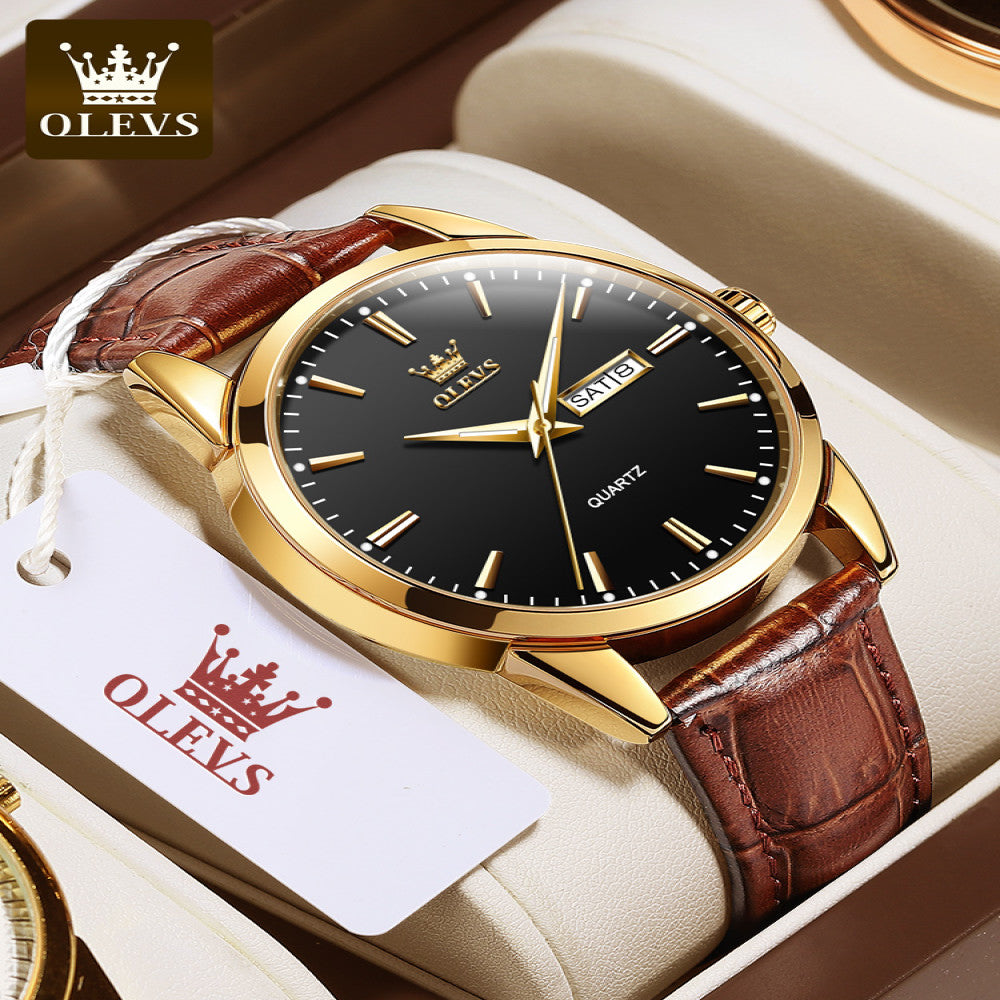 Switzerland 2025 New Brand Name Watch Men s Mechanical Watch Fully Automatic Belt Student Trend Quartz Ultra Thin image 2