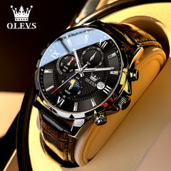 2025 New Oris Men s Watch Men s Authentic Multi functional Student Luminous Waterproof Brand Quartz Watch