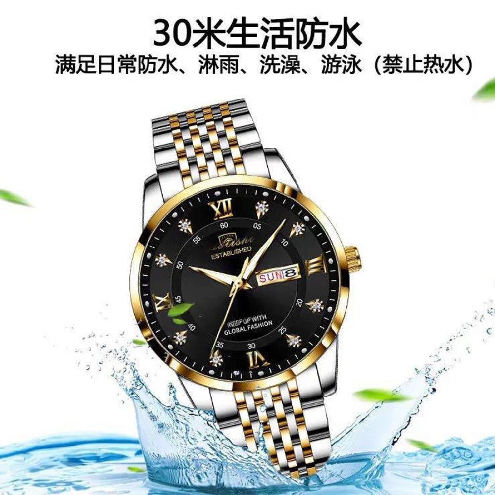 Qixi Valentine s Day Birthday Gift for Male Boyfriends Male Husband Boyfriends Practical Male Quartz Watch image 2