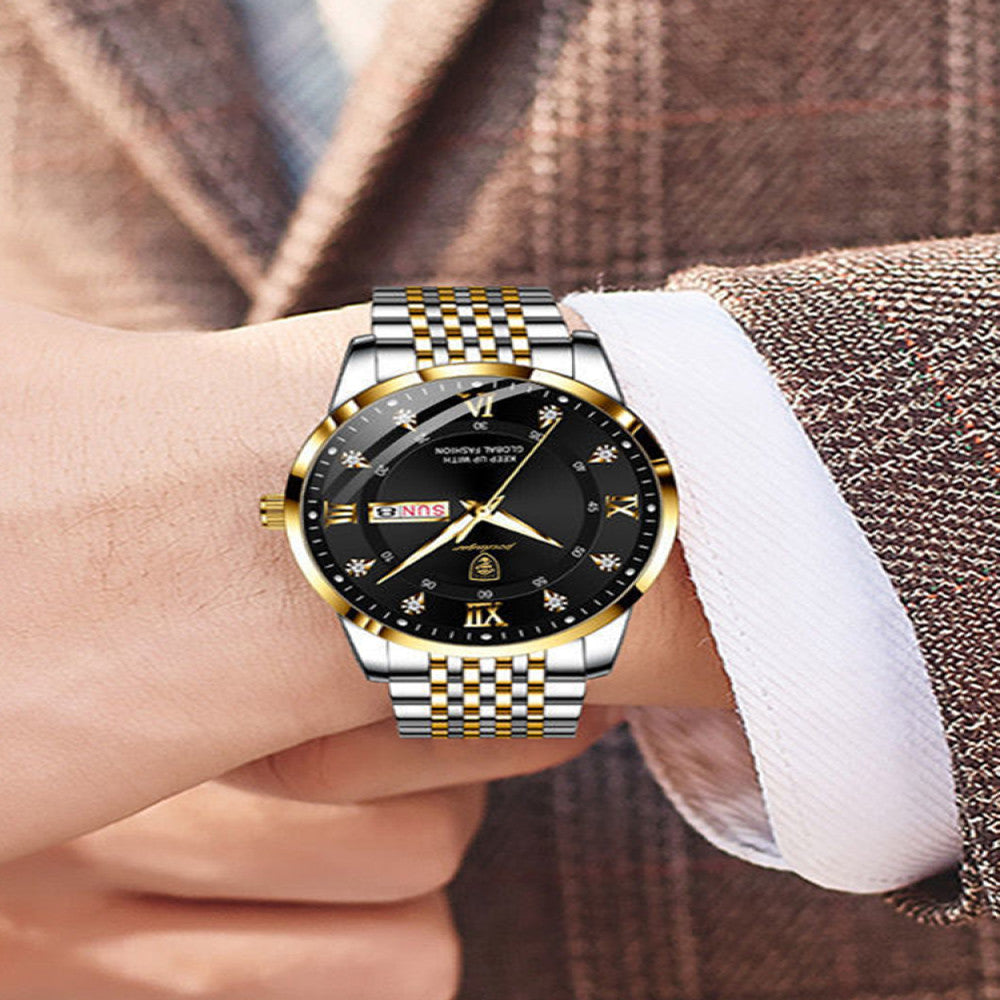 Qixi Valentine s Day Birthday Gift for Male Boyfriends Male Husband Boyfriends Practical Male Quartz Watch image 3