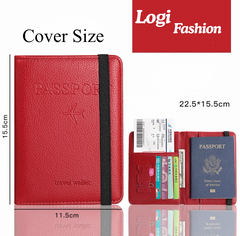 Logi Fashion Overseas Travel Document Card Bag Cover Passport Bag Protective Cover Anti-Theft Document Cosmetics Bag Passport Holder Passport