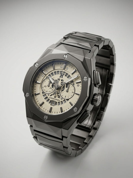 Luxury Black Stainless Steel Watch