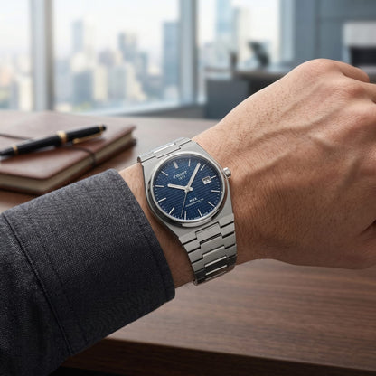 Tissot PRX Powermatic 80 (Blue Waffle Dial)
