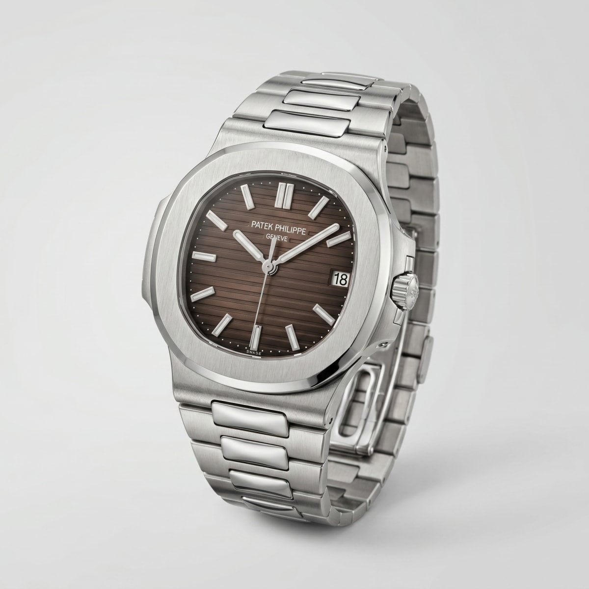 Patek Philippe Nautilus Olive Green Dial (Stainless Steel)