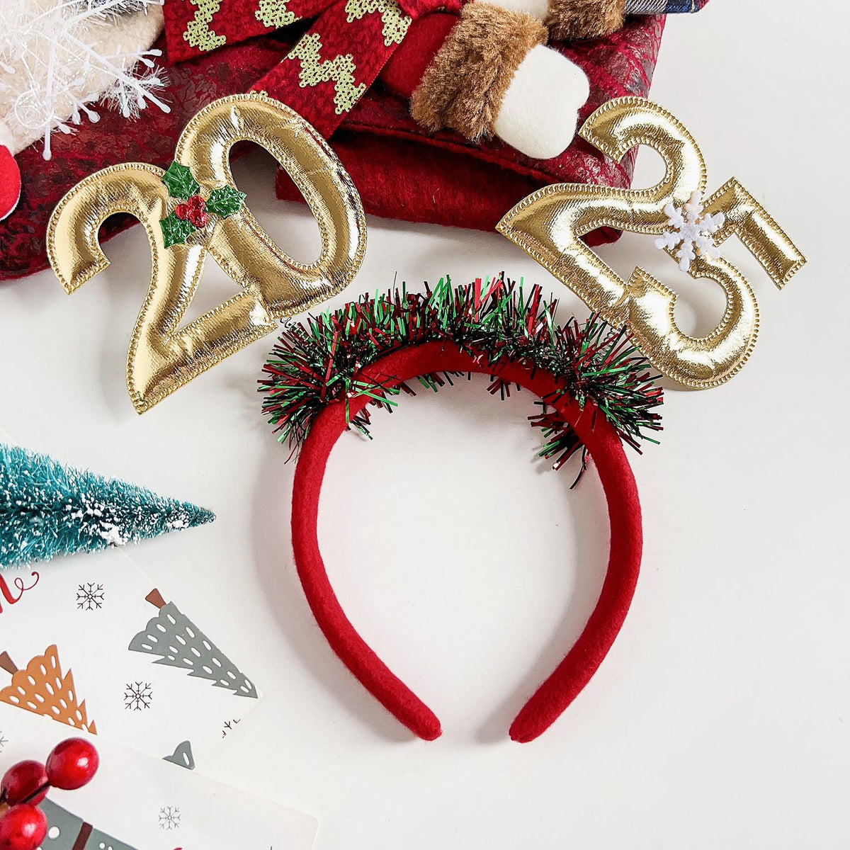 2025 Christmas Headband Female Holiday Party