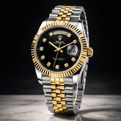Two-Tone Day-Date | Gold & Silver Luxury Watch