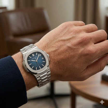 Patek Philippe Nautilus Olive Green Dial (Stainless Steel)
