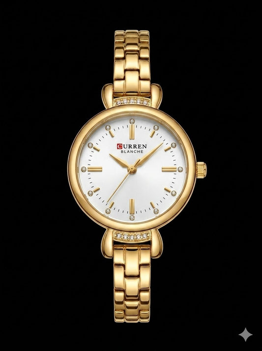 Curren Radiant Elegance Gold-Tone Watch